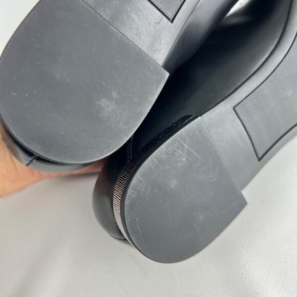 Franco Sarto Womens Rachelle Black Tassel Flat Loafer Pointed Toe size 7.5M - Picture 15 of 16